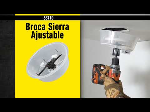 Broca sierra ajustable con brazos de ajuste automático - Mod. 53710
