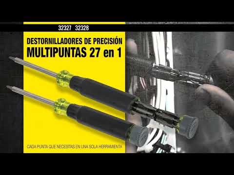 Desarmadores de precisión multipuntas 27 en 1. - Mod. 32327 y 32328