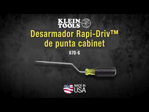 Desarmador Rapi-Driv™ de punta cabinet - Mod. 670-6