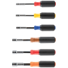 65411 Juego de desarmadores de caja de alta resistencia con barra hueca codificados por color, 6 piezas Image