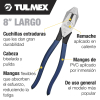 Tulmex 201-8 Pinza de Electricista Clásicas - 8 Pulgadas Image 2