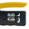 Ponchadora/pelacables/cortacables compacto con matraca para cable de datos compacto - Alternate Image
