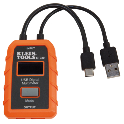 ET920 Multímetro digital USB para USB-A y USB-C