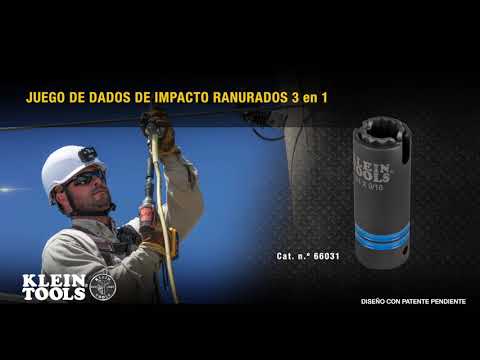 Dado de impacto ranurado 3 en 1. - Mod. 66031