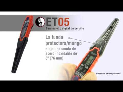 Termómetro digital de bolsillo. - Mod. ET05