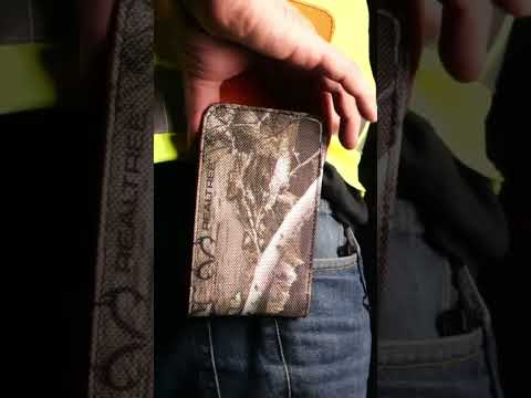 Funda para teléfono Tradesman Pro™ con cierre magnético, clip y diseño camuflaje. - Mod. 55564