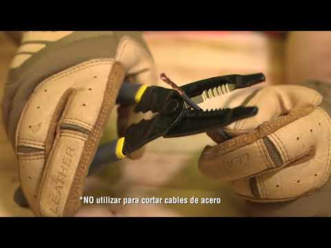 Pinzas de punta con ponchadora y pelacables. - Mod. 1009