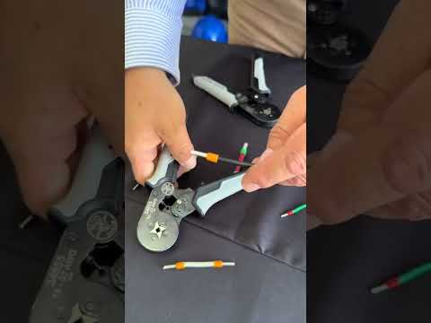 Cuadrada o Hexagonal, con trinquete de ciclo completo para ponchar terminales tipo ferrule 10-22 AWG