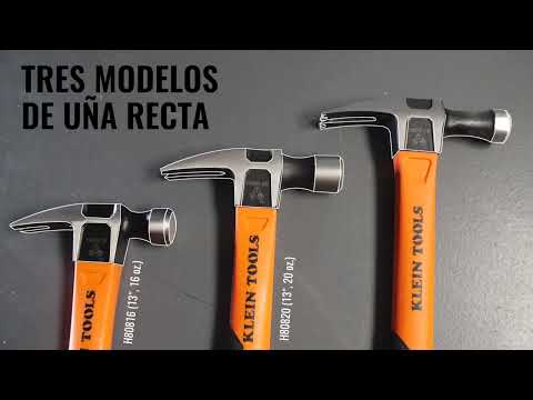 Martillos profesionales para electricistas de bola y uña recta - Mods H80332, H80718, H80816, H80820