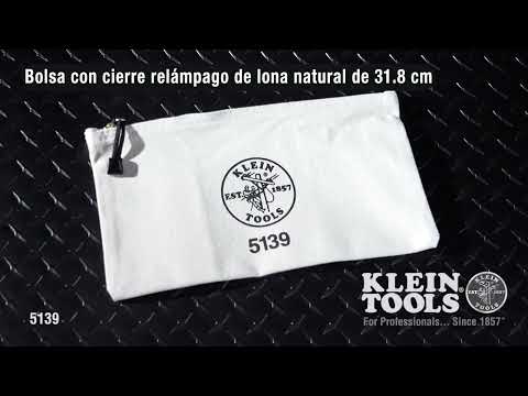 Bolsa con cierre relámpago de lona. - Mod. 5139