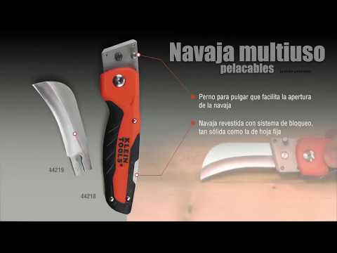 Navaja multiuso pelacables con hoja reemplazable. - Mod. 44218