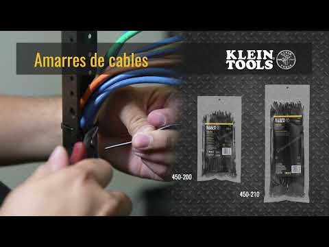 Cinchos plásticos negros para amarres  - Mod. 450-200, 450-210