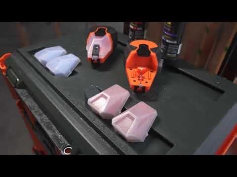 Carretes de tiza manuales y automáticos.