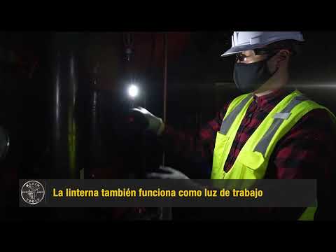 Linterna LED recargable con luz de trabajo. - Mod. 56412