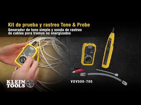 Kit de prueba y rastreo Tone & Probe. - Mod. VDV500-705
