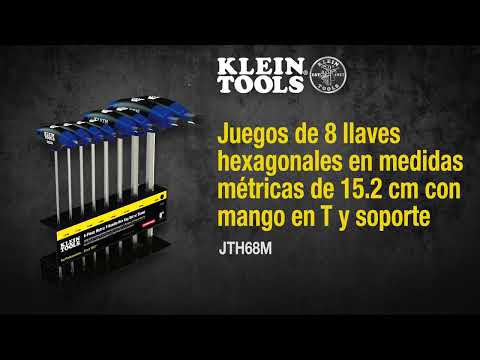 Juegos de 8 llaves hexagonales en medidas métricas Journeyman™ de 15.2 cm - Mod. JTH68M