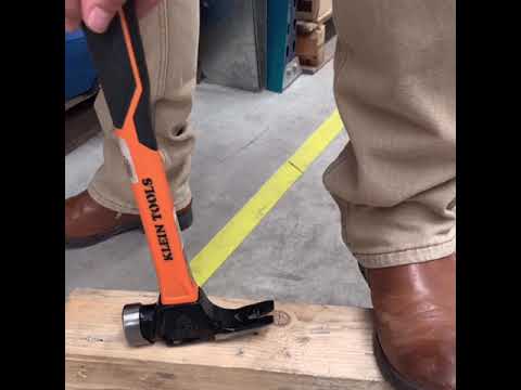 Martillo de uña fresada para liniero - Mod. 832-26