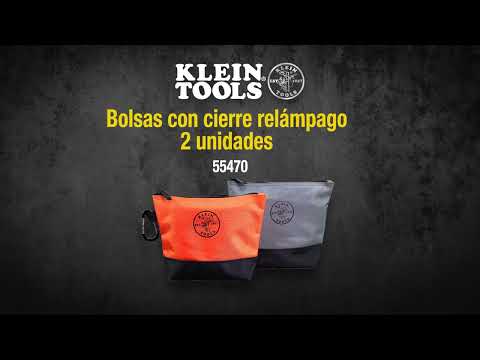 ¡Bolsa con cierre relámpago! portaherramientas vertical de 2 unidades - Mod. 55470