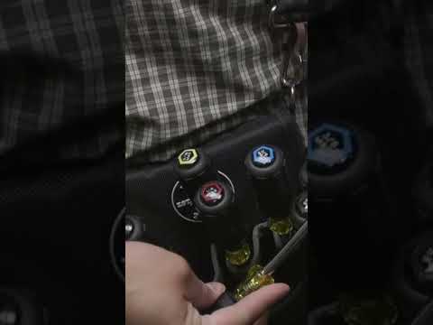 Juego de desarmadores de caja magnéticos con barra cromada y hueca de 15 cm de 7 piezas - Mod 647M