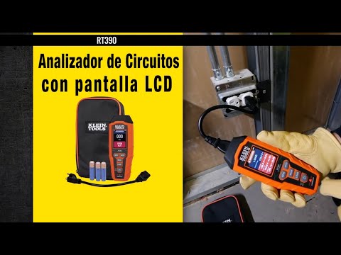 Analizador de circuitos con pantalla LCD - Mod. RT390