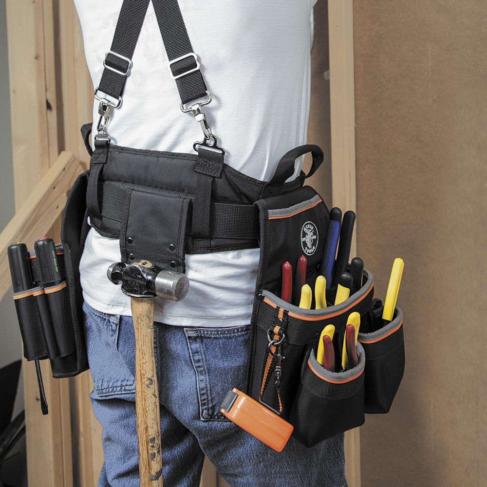 Cinturón para herramientas de Tradesman Pro™, mediano - 55427 | Klein Tools