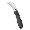44005 Navaja con seguro posterior, cuchilla tipo Hawkbill de 6,7 cm, asa negra Image 1