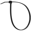 450210 Amarres de cables y amarres plásticos negros con resistencia a la tracción de 23 kg y longitud de 28 cm Image 4