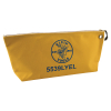 5539LYEL Bolsa con cierre relámpago, portaherramientas grande de 45,7 cm de lona amarilla Image