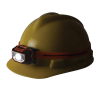 56220 Luz frontal LED con correa de silicona para casco de seguridad tipo cachucha Image 3