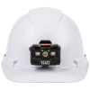 60107RL Casco de seguridad tipo cachucha blanco sin ventilación con luz frontal recargable Image 6