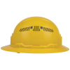 60262 Casco de seguridad tipo cachucha amarillo estilo ala completa con ventilación Image 8