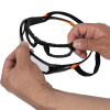 60538 Gafas de seguridad profesionales de marco completo con juntas, y cristales para interiores/exteriores Image 8