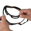 60471 Gafas de seguridad profesionales de marco completo con juntas, cristales grises Image 5