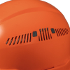 60901 Casco de seguridad tipo cachucha naranja con ventilación y luz frontal Image 6
