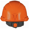 60901 Casco de seguridad tipo cachucha naranja con ventilación y luz frontal Image 5