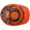 60901 Casco de seguridad tipo cachucha naranja con ventilación y luz frontal Image 3
