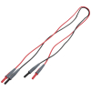 69359 Adaptadores de cables de prueba rojos y negros de 91,4 cm Image 3
