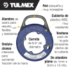 Tulmex 14-A15 Guías de Alambre Plano con Carrete 15M Image 2