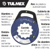 Tulmex 14-A60 Guías de Alambre Plano con Carrete 60M Image 2