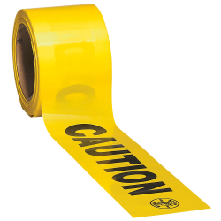 58000 Caution Tape, Barricade, CAUTION, Yellow, 3-Inch x 200-Foot Image 