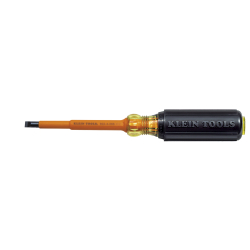 6024INS Insulated Screwdriver, 1/4-Inch Cabinet Tip, 4-Inch Shank Image 