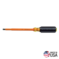 6027INS Insulated Screwdriver, 5/16-Inch Cabinet, 7-Inch Shank Image 