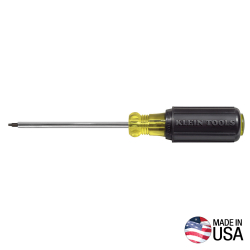 661 Screwdriver, #1 Square Recess Tip, 4-Inch Shank Image 