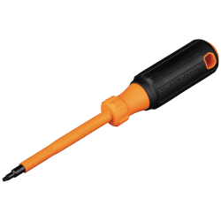 6884INS Insulated Screwdriver, #1 Square Tip, 4-Inch Shank Image 